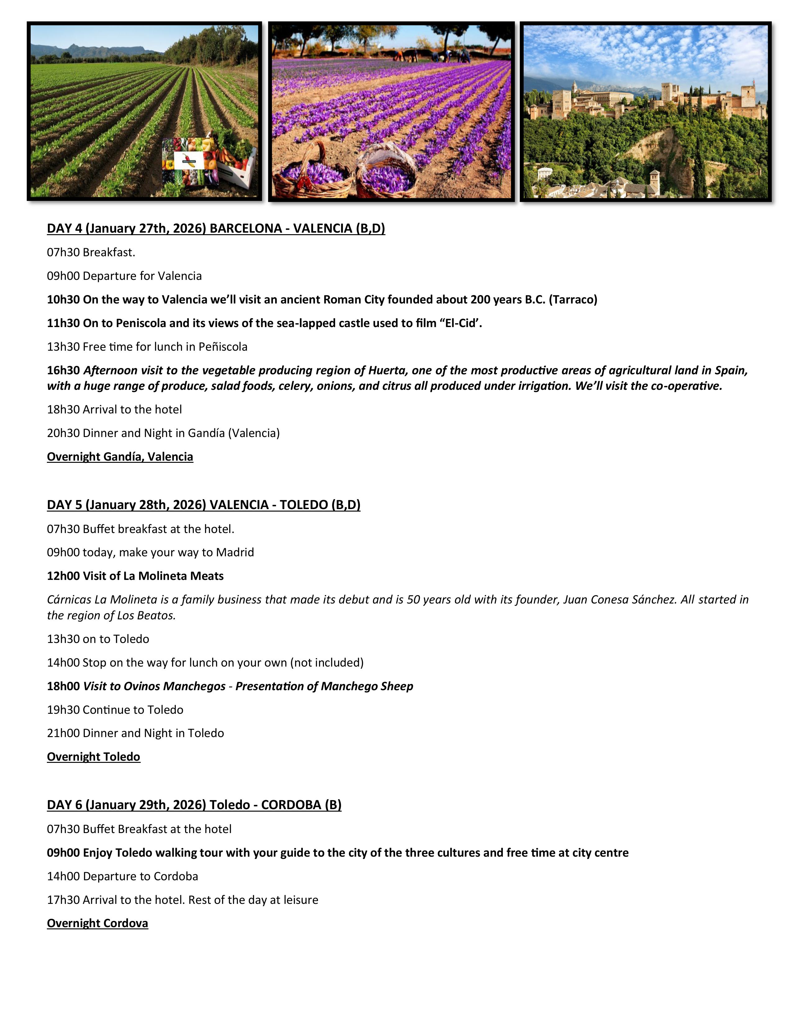 Trip Itinerary 3